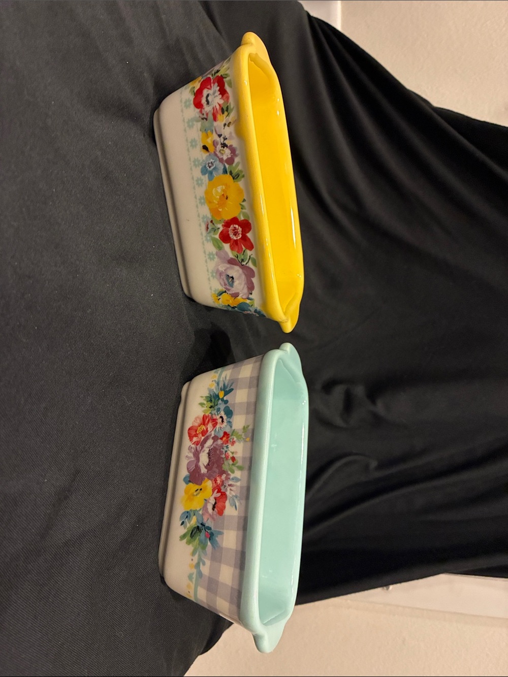 The Pioneer Woman Floral Medley 6-Inch Ceramic Loaf Pan, Set of 2